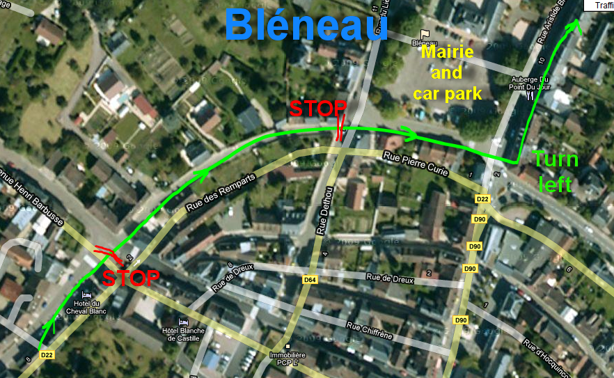 Map Bléneau