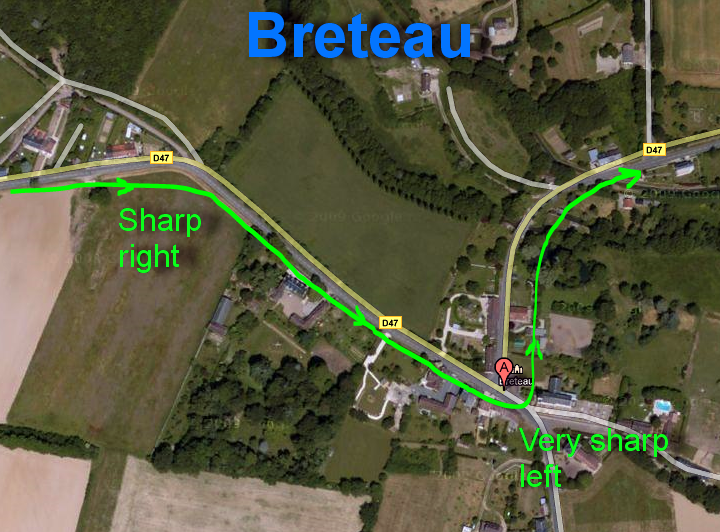 Map Breteau